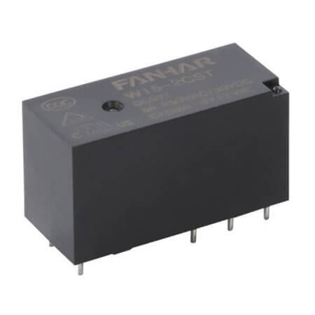 W15-2CST-DC12V 8A RELAY POWER 8A 12VDC 2FormC 2P (JW2) FANHAR - 1