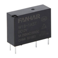 W18-1AST-DC5V-ALDP RELAY POWER 5A 5VDC 1FormA (ALDP) FANHAR - 1