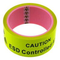 W924 FLOOR WARNING TAPE ESD T0.038 45MMx25M - 1