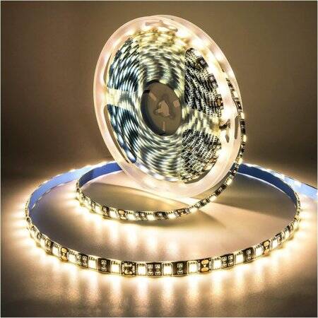 Warm White 9mm 12V LED Exposed Light String With High Quality Circuit Board 50LED/Set - 1