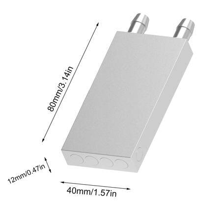 Water Cooling-Head Water Cooling Plate 40x80x12mm - 1