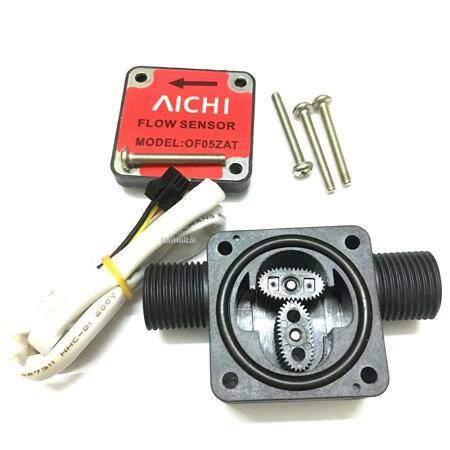 Water Flow Sensor OF05ZAT G3/8 DN10 Milk Gasoline Oil Deisel Flow Rate Sensor Control Meter - 2