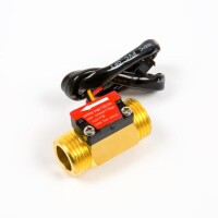 Water Flow Sensor (Sea) YF-B1 Flowmeter G1/2 1-25L/min 3.5-12V Brass - 2