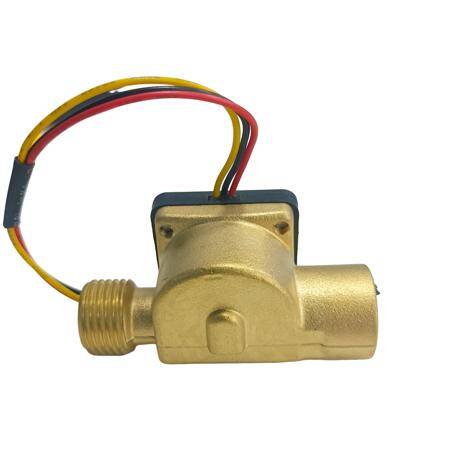 Water Flow Sensor (Sea) YF-B26 Flowmeter G1/2 1-30L/min 4.5-18V Brass - 4