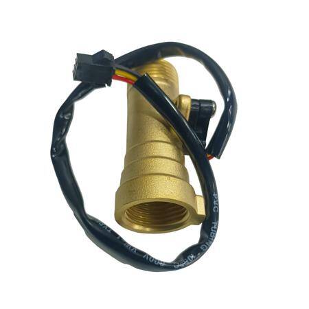 Water Flow Sensor (Sea) YF-B8 Flowmeter G1/2 1-30L/min 3-24V Brass - 2