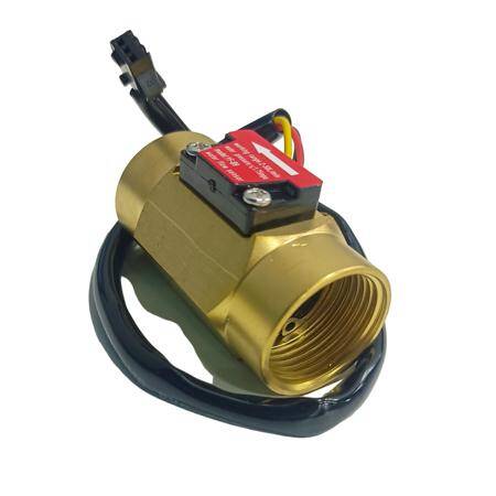 Water Flow Sensor (Sea) YF-B9 Flowmeter G3/4 2-50L/min 5-24V Brass - 3