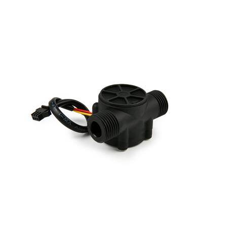 Water Flow Sensor (Sea) YF-S201 Flowmeter G1/2 1-30L/Min Black 5-24V - 8