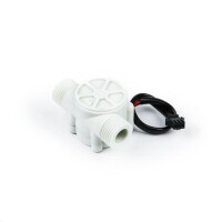 Water Flow Sensor (Sea) YF-S201 Flowmeter G1/2 1-30L/Min White 5-24V - 2