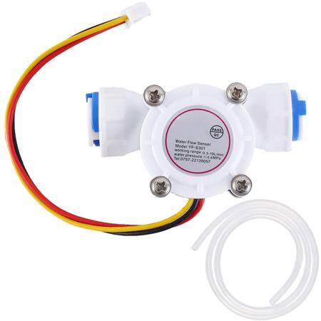 Water Flow Sensor (Sea) YF-S301 Flowmeter 0.3-10L/min 5-24V - 1
