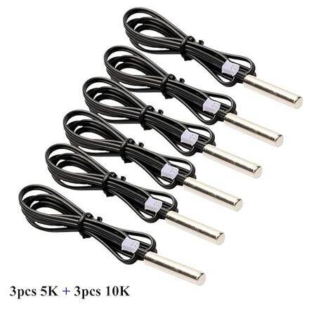 Waterproof 2M NTC Thermistor Temperature Sensor 10K B395x25mm With XH2.54-2P Terminal - 4