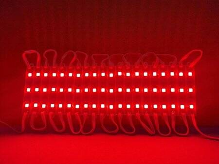 Waterproof DC12V 5054 LED Module Red 36x09mm - 5