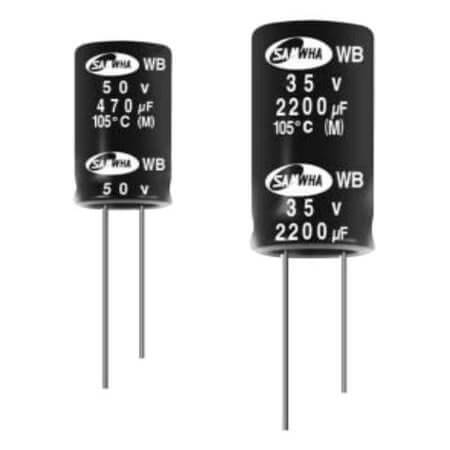 WB1V108M12025PL CAP.EL.1000uF 35V 12.5x25 5MM %20 105C LOW ESR - 1