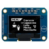 WEA012864DWPP3N00002 OLED COG 128X64 WHITE 0.96