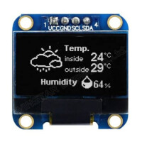 WEA012864DWPP3N00003 OLED COG 128X64 WHITE 0.96