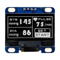 WEA012864LWPP3N00000 OLED COG 128X64 WHITE 1.28