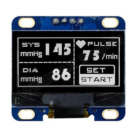 WEA012864LWPP3N00000 OLED COG 128X64 WHITE 1.28