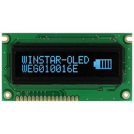 WEG010016EBPP5N00000 OLED GRAPHIC 100X16 BLUE 2.4