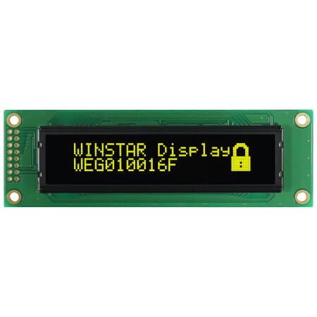 WEG010016FLPP5N00003 OLED GRAPHIC 100X16 YELLOW - 1