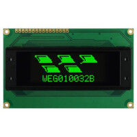 WEG010032BGPP5N00002 OLED GRAPHIC 100X32 GREEN 2.44