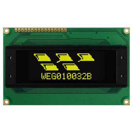 WEG010032BLPP5N00002 OLED GRAPHIC 100X32 YELLOW 2.44