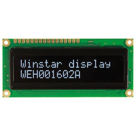 WEH001602AWPP5N00000 OLED CHARACTER 16X2 WHITE 2.29