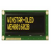 WEH001602BLPP5N00001 OLED CHARACTER 16X2 YELLOW 3.69