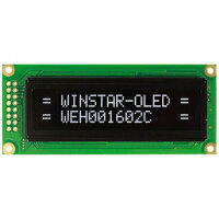 WEH001602CWPP5N00000 OLED CHARACTER 16X2 WHITE - 1