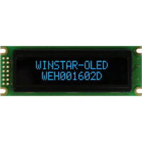 WEH001602DBPP5N00000 OLED CHARACTER 16X2 BLUE - 1