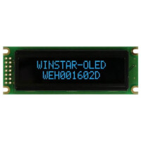 WEH001602DBPP5N00100 OLED CHARACTER 16X2 BLUE 2.29