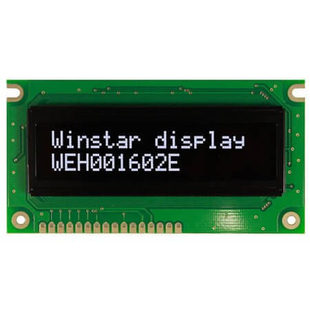 WEH001602EWPP5N00000 OLED CHARACTER 16X2 WHITE - 1