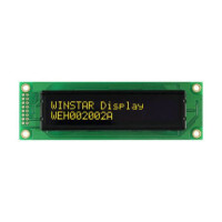WEH002002ALPP5N00008 OLED CHARACTER 20X2 YELLOW - 1