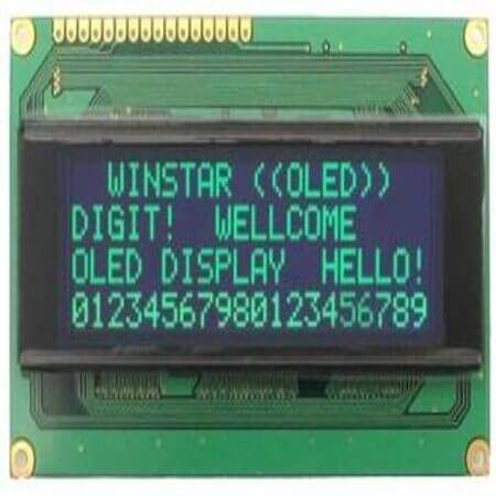 WEH002004AGPP5N00004 OLED CHARACTER 20X4 GREEN 2.88