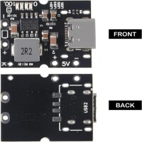 Welded Type-C USB 5V 2A Boost Converter Step-Up Power Module Lithium Battery Charging Protection Board - 1
