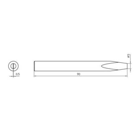 WELLER-4SPI80235-1 HAVYA UC 5,0mm / SPI-81 / WELLER - 1