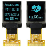 WEO004864ASPP3N00000 OLED COG 48X64 SKY BLUE 0.71