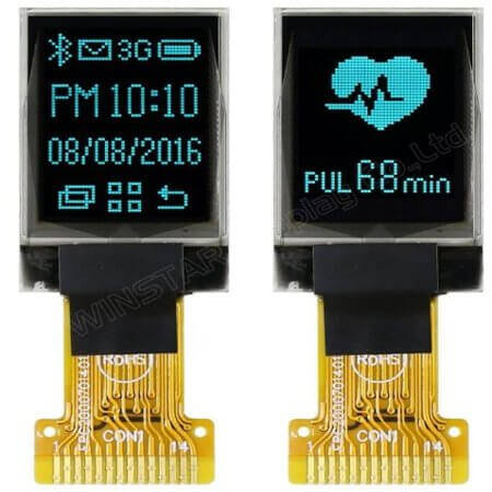 WEO004864ASPP3N00000 OLED COG 48X64 SKY BLUE 0.71