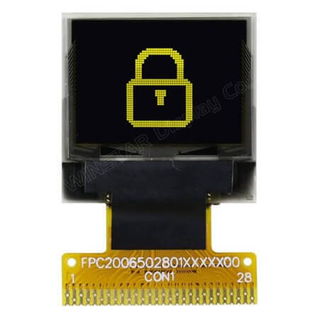 WEO006448ALPP3N00000 OLED COG 68X48 YELLOW - 1