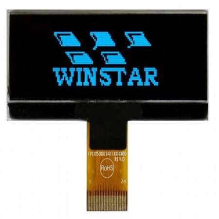WEO012832ASPP3N00000 OLED COG 128X32 SKY BLUE 2.23