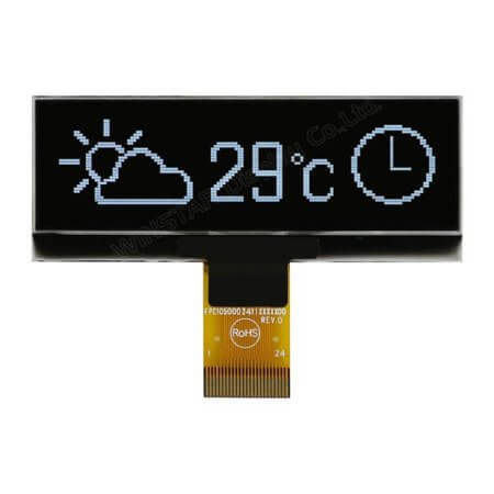WEO012832AWPP3N00000 OLED COG 128X32 WHITE 2.23