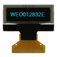WEO012832ESAP3N00000 OLED COG 128X32 SKY BLUE 1.04