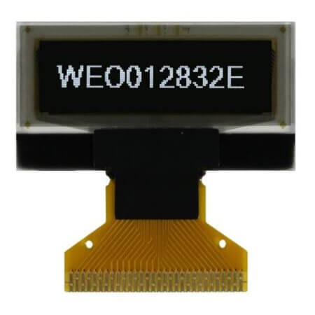 WEO012832EWAP3N00000 OLED COG 128X32 WHITE 1.04