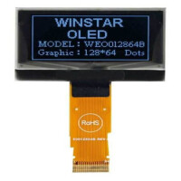 WEO012864BBPP3N00000 OLED COG 128X64 BLUE 1.54