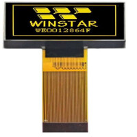 WEO012864FLPP3N00000 OLED COG 128X64 YELLOW 1.6