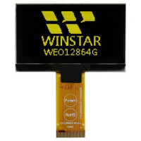 WEO012864GLPP3N00E00 OLED COG 128X64 YELLOW 2.42