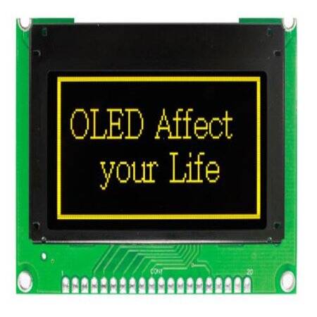 WEO012864JLPP3N00000 OLED COG 128X64 YELLOW 2.42