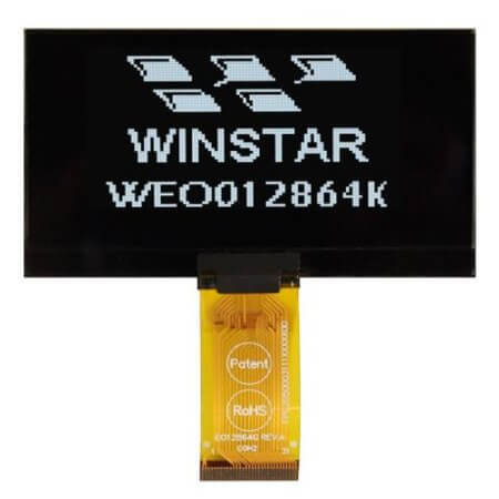 WEO012864KWPP3N00000 OLED COG 128X64 WHITE 2.7