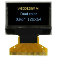 WEO012864MXPP3N00000 OLED COG 128X64 YELLOW/SKY BLUE 0.96