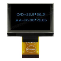WEO128128ASAP3N00000 OLED COG 128X128 SKY BLUE 1.5