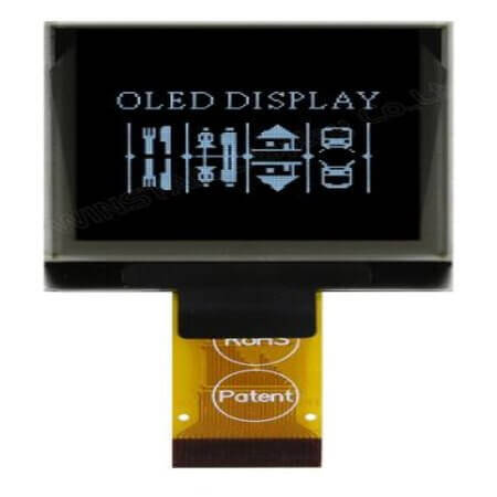 WEO128128AWAP3N00000 OLED COG 128X128 WHITE 1.5