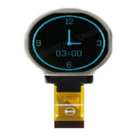 WEO128128BSPP3N00000 OLED COG 128X128 SKY BLUE 1.18